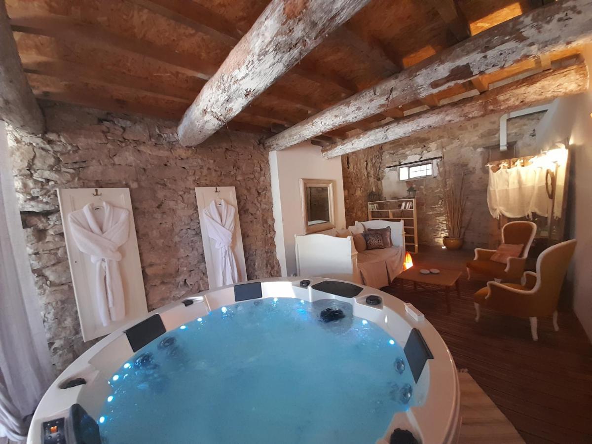 La Maisonnette Avec Spa Et Piscine Villa Sainte-Valière Екстериор снимка